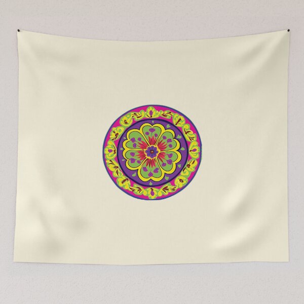 Item preview, Folk Mandala designed and sold by CharlottePlaceArt.