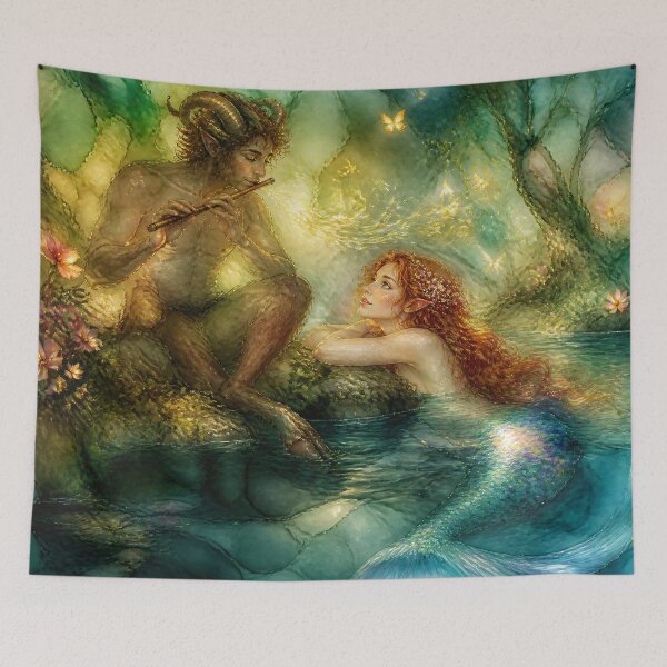 Item preview, Satyr and Mermaid designed and sold by LilithsDesires.
