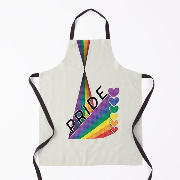Item preview, Paper Rainbow Pride Flag Bouncing Hearts designed and sold by TackyTime.