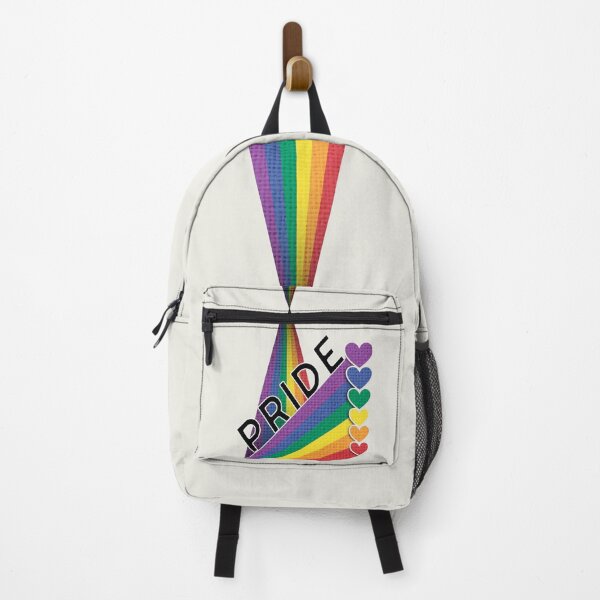 Item preview, Paper Rainbow Pride Flag Bouncing Hearts designed and sold by TackyTime.
