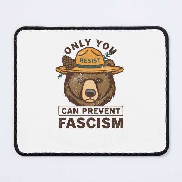 Item preview, Only You Resist Can Prevent Fascism Anti Fascist Progressive Activism designed and sold by JonesFlora2025.