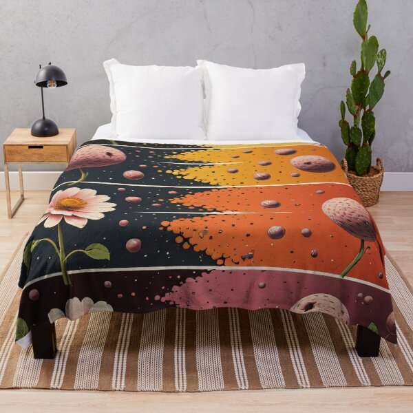Item preview, Blooming worlds in colorful gradients and retro style designed and sold by Mianku | Für das Leben.