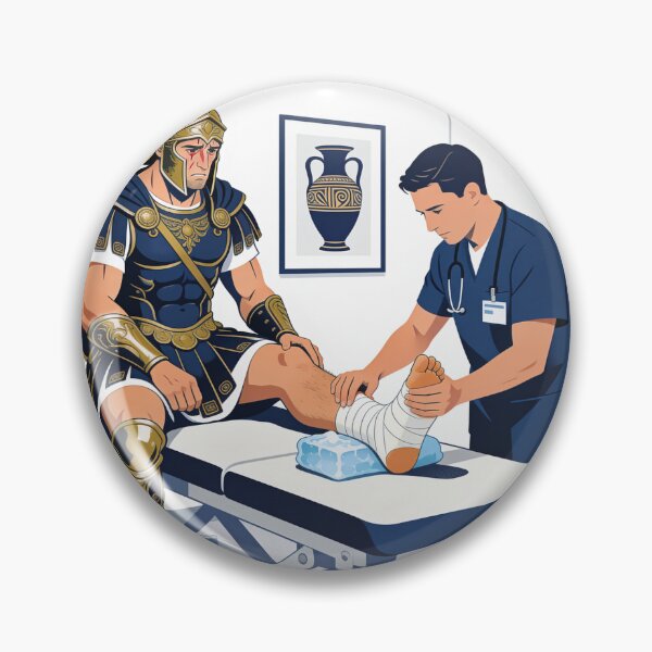 Item preview, Achilles Heel Injury Out For The Season - Funny Greek Mythology Gift designed and sold by HistoricHumor.