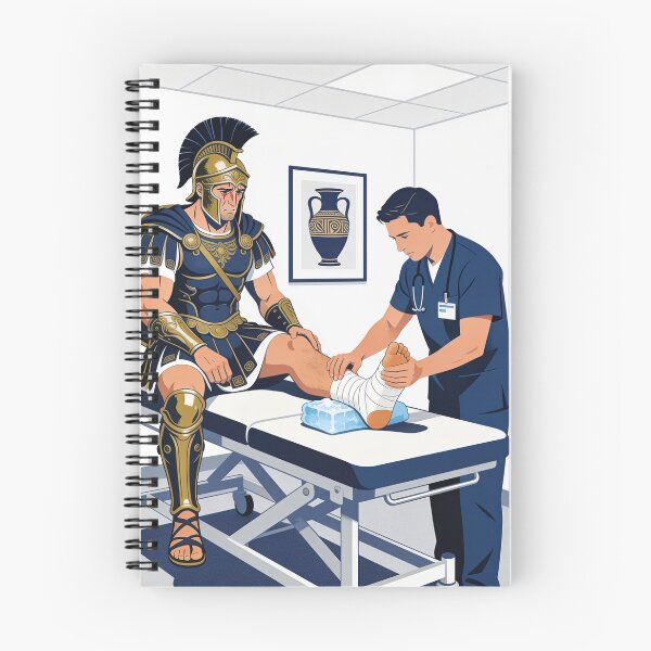 Item preview, Achilles Heel Injury Out For The Season - Funny Greek Mythology Gift designed and sold by HistoricHumor.