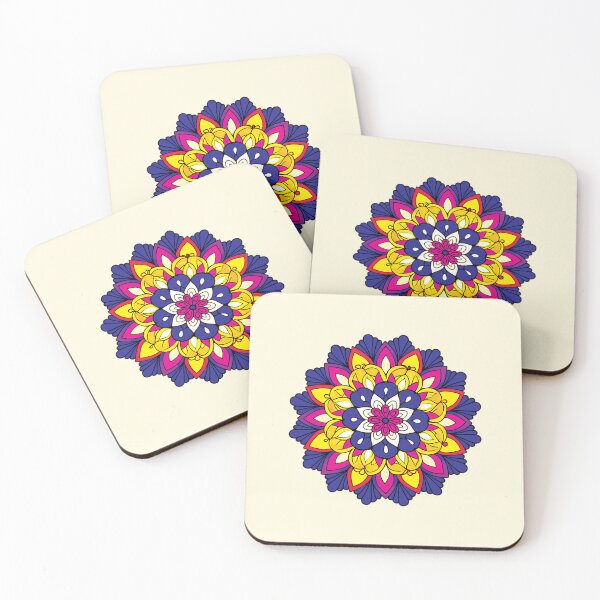 Item preview, Folk Mandala designed and sold by CharlottePlaceArt.
