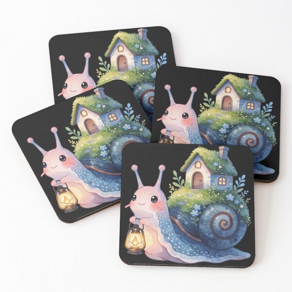 Item preview, Woodland Snail House Sticker | Cozy Cottagecore Fantasy Creature designed and sold by AillustriaAK.