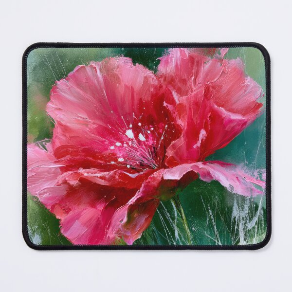 Item preview, Textured Acrylic Red Poppy Blossom Painting designed and sold by Paolo-Bandal.