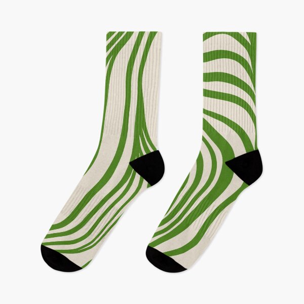 Item preview, Minimalistic Green Abstract Line Art designed and sold by soheedesigns.
