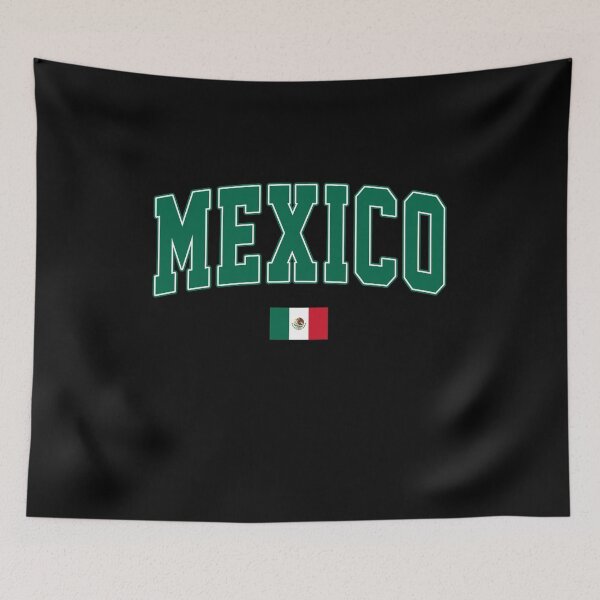 Item preview, Mexico Flag Vintage Varsity Style Mexican Pride Patriotic Design designed and sold by MaxGraphicShirt.