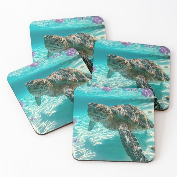 Item preview, Turtle in Cherry Blossom Lagoon designed and sold by FrostyFrisby.