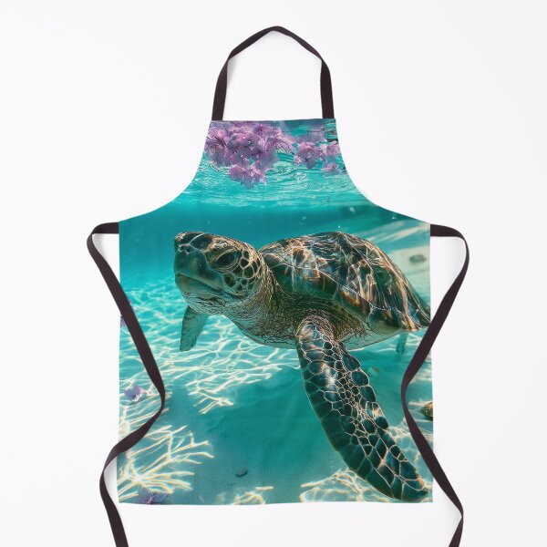 Item preview, Turtle in Cherry Blossom Lagoon designed and sold by FrostyFrisby.