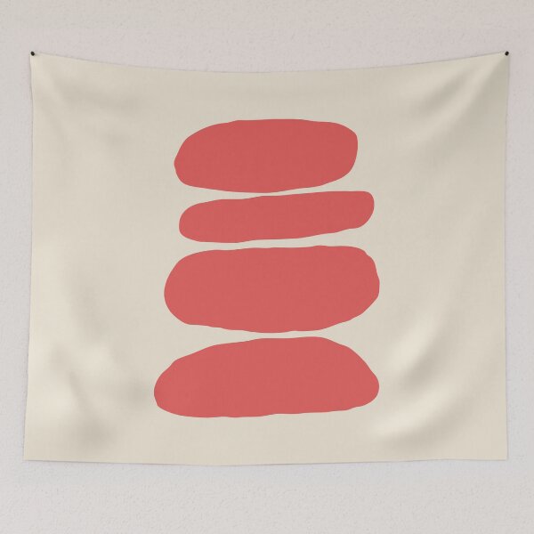 Item preview, Bright Minimalistic Abstract Shapes Art designed and sold by soheedesigns.