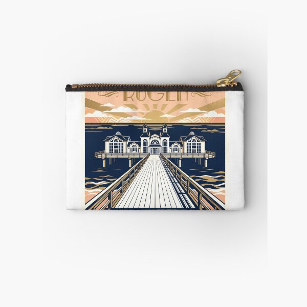 Item preview, Copy of Sellin Pier Rügen Island - Vintage Art Deco Travel Poster designed and sold by Digital Dreams Arts.