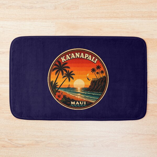Item preview,  Ka'anapali Beach Maui Vintage Sticker | Black Rock Sunset designed and sold by Swanny's Custom T-shirt and Gift Designs.