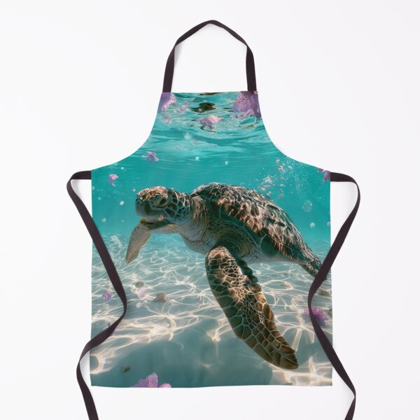 Item preview, Turtle in Cherry Blossom Lagoon designed and sold by FrostyFrisby.