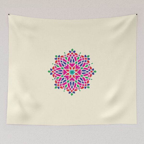 Item preview, Folk Mandala designed and sold by CharlottePlaceArt.