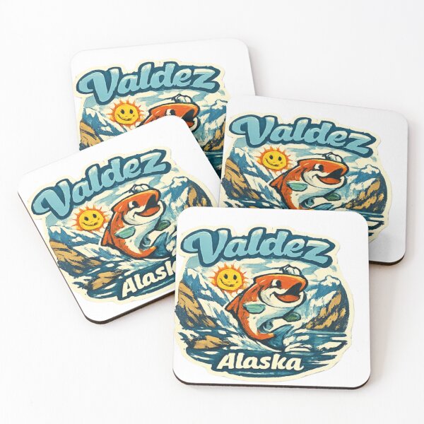 Item preview, Valdez Alaska and Funny fish designed and sold by DamioPolArt.