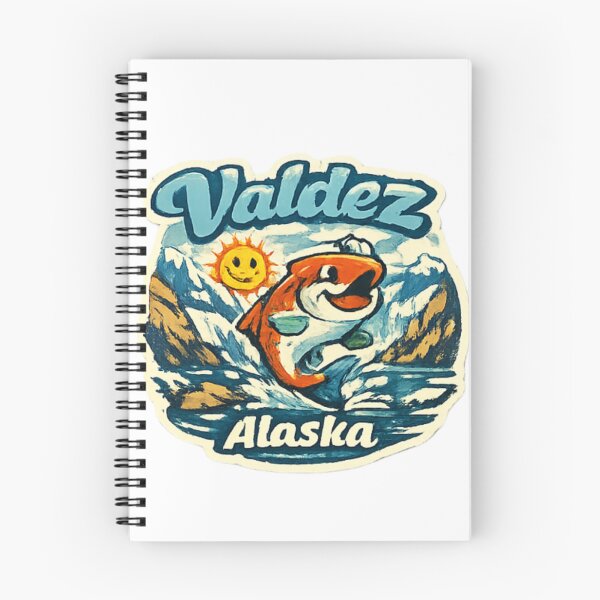 Item preview, Valdez Alaska and Funny fish designed and sold by DamioPolArt.
