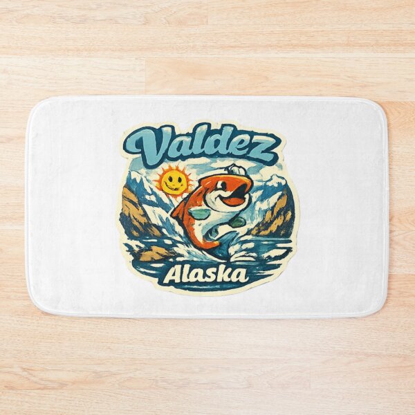 Item preview, Valdez Alaska and Funny fish designed and sold by DamioPolArt.