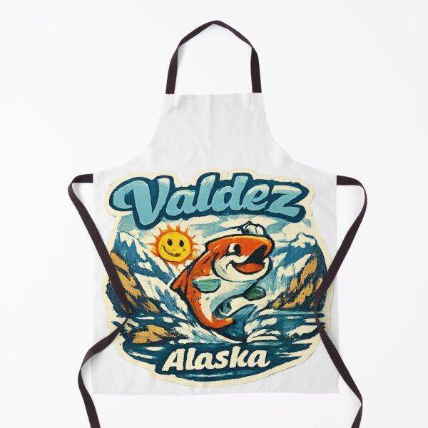 Item preview, Valdez Alaska and Funny fish designed and sold by DamioPolArt.
