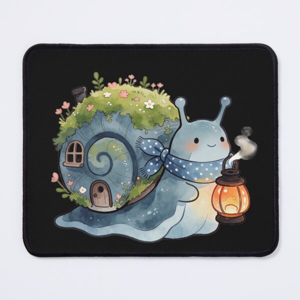 Item preview, Woodland Snail House Sticker | Cozy Cottagecore Fantasy Creature designed and sold by AillustriaAK.