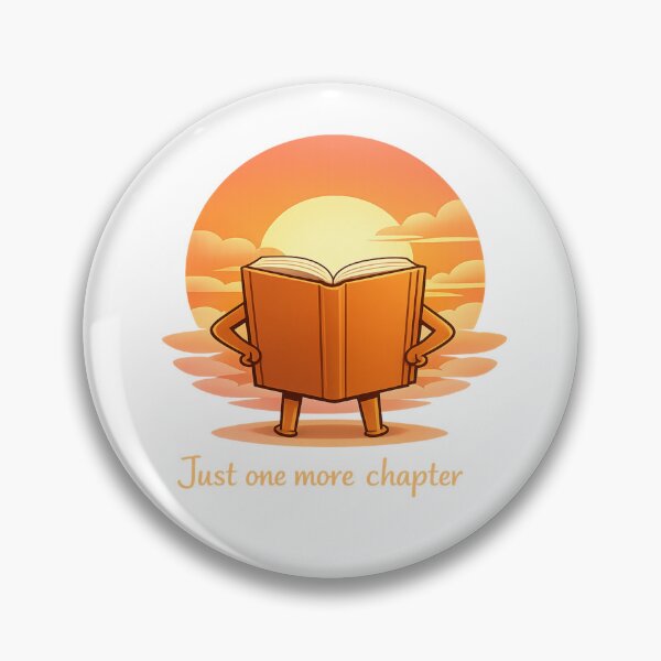 Item preview, Just One More Chapter – Bookish Sunset designed and sold by FeelCreations.