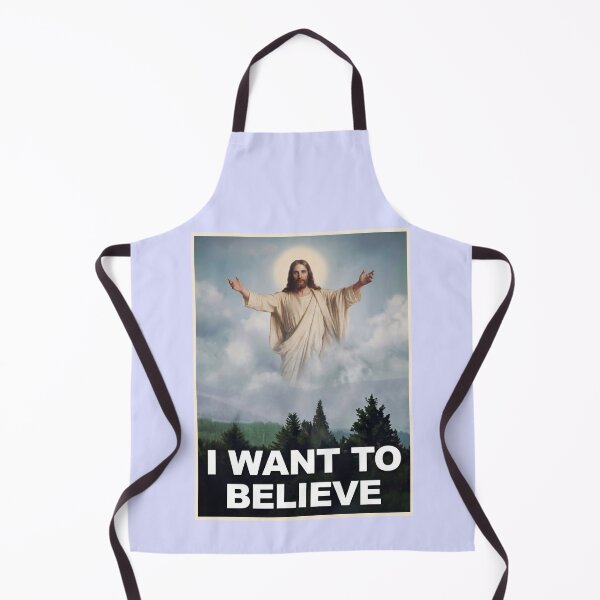 Item preview, I Want to Believe Jesus UFO X-Files Parody Poster designed and sold by graficsfx.