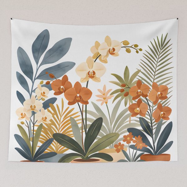 Item preview, Orchid Garden designed and sold by Elegant Serif Studio.