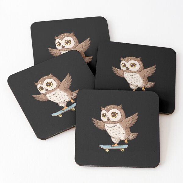Item preview, Funny Owl Skateboard Skating Zoo Boys Girls Kids designed and sold by rafaeltto.
