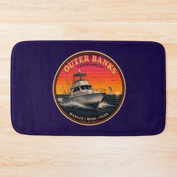 Item preview, Outer Banks Sportfishing Sticker designed and sold by Swanny's Custom T-shirt and Gift Designs.
