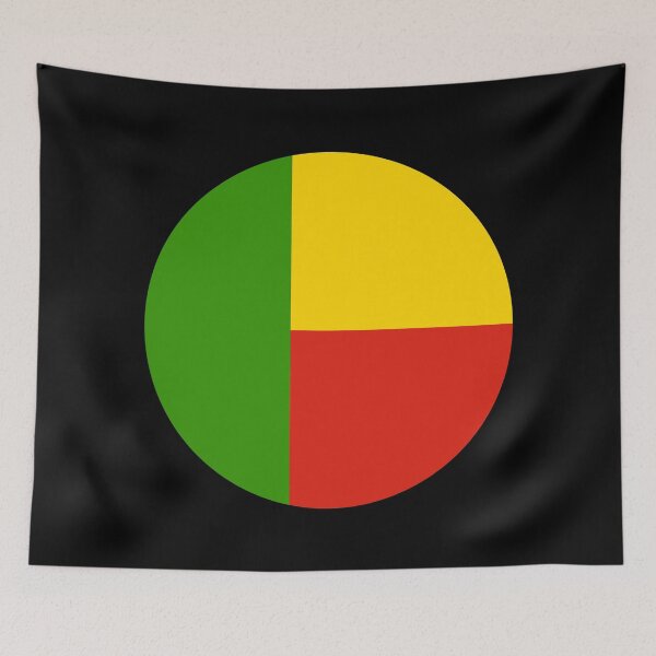 Item preview, Benin Circle Flag BJ designed and sold by shitpostee.