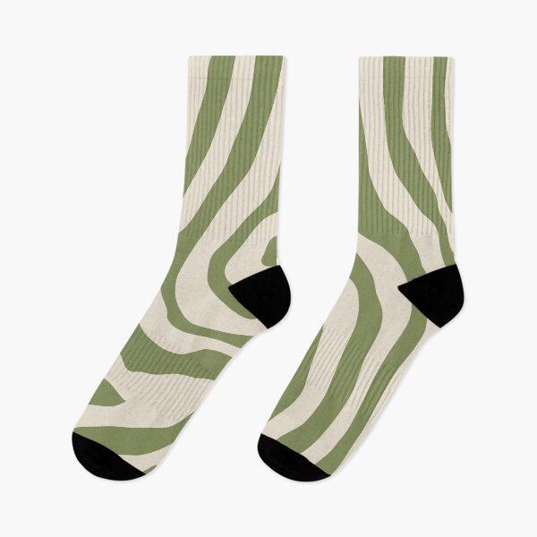Item preview, Olive Green Abstract Line Art designed and sold by soheedesigns.