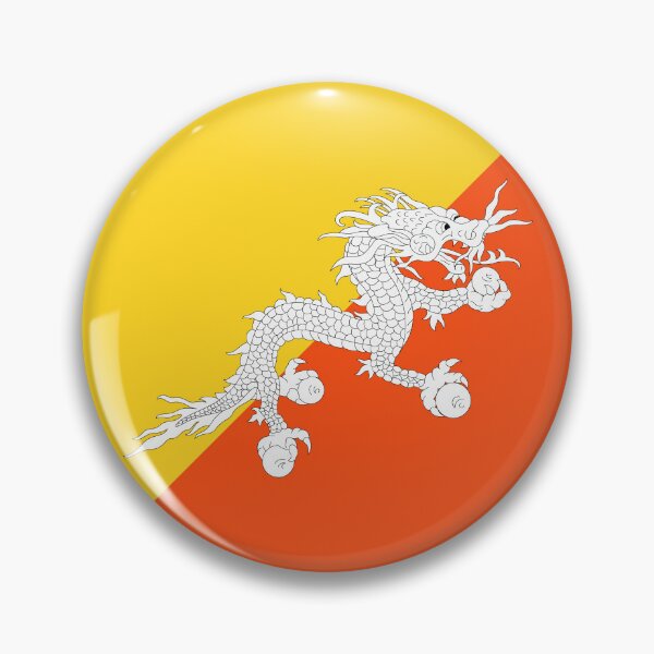 Item preview, Bhutan Circle Flag BT designed and sold by shitpostee.