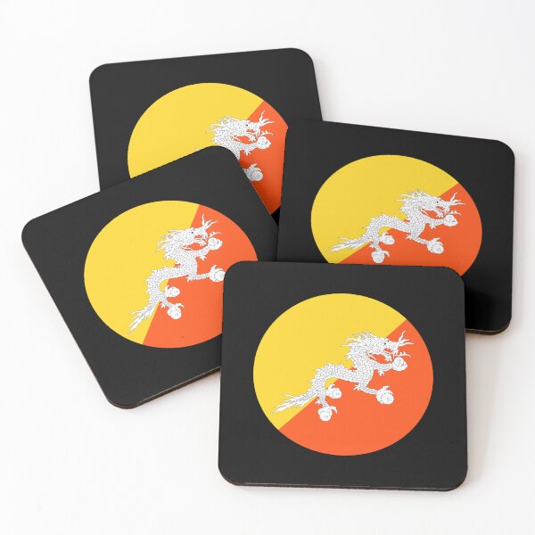 Item preview, Bhutan Circle Flag BT designed and sold by shitpostee.
