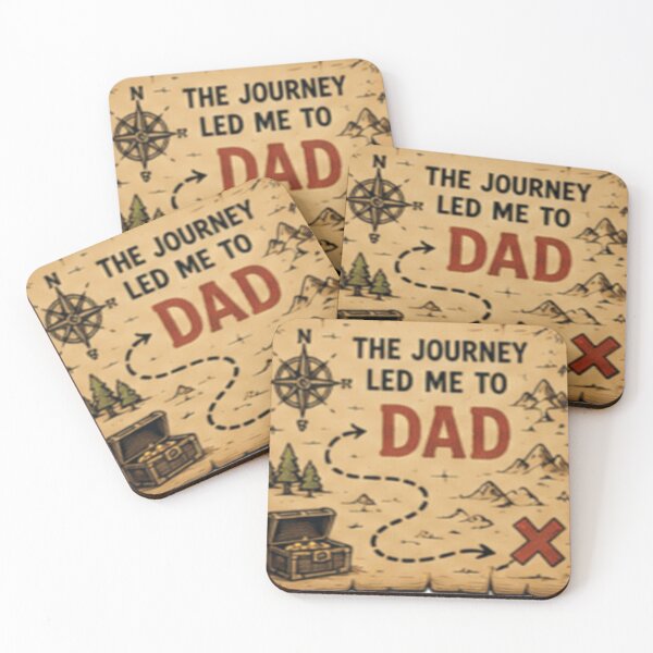 Item preview, Funny Father's Day Gift - The Journey Led Me To Dad designed and sold by GUINewAlex.
