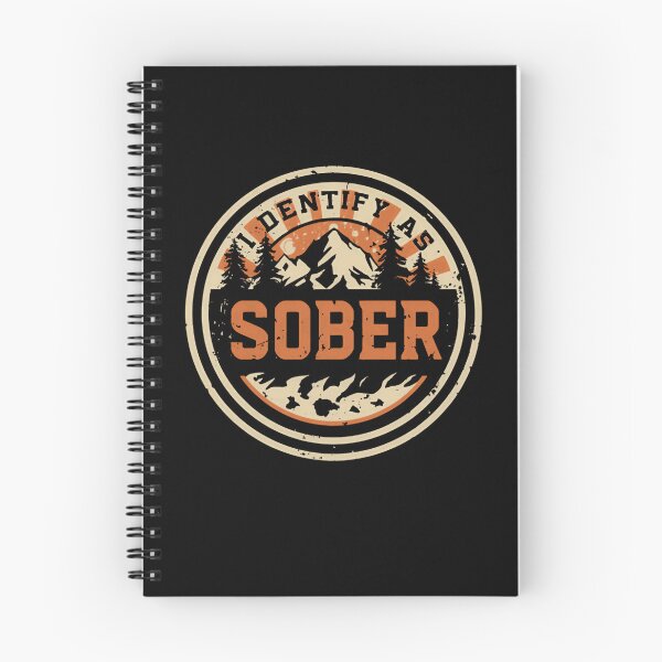 Item preview, I Identify As Sober Recovery Lifestyle Sobriety Community designed and sold by RetroMini2026.