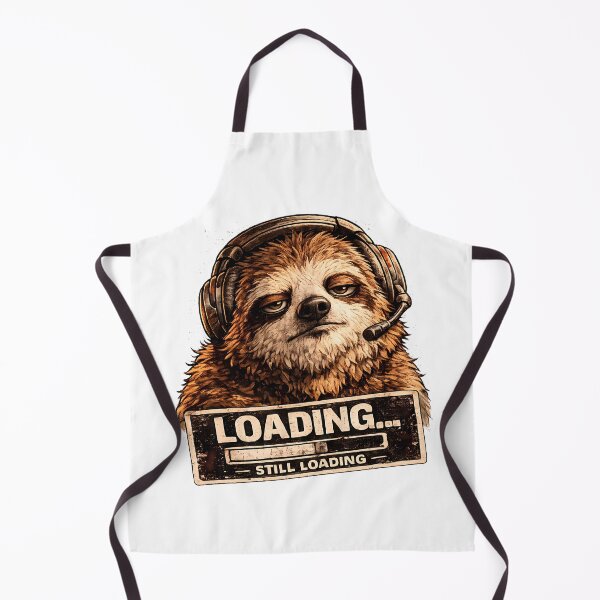 Item preview, Loading Still Loading Funny Gamer Sloth Meme designed and sold by DryHumorPrints.