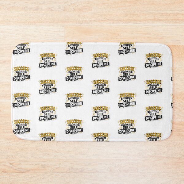 Item preview, Success Starts With Self Discipline – Motivational Typography Sticker designed and sold by Ishratparween11.