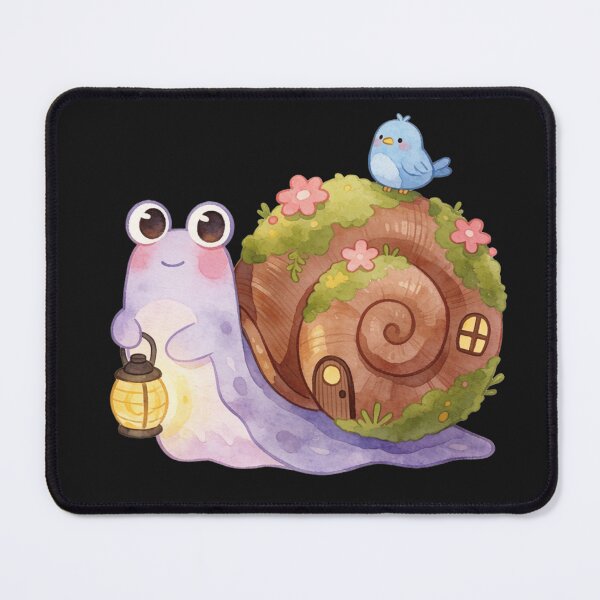 Item preview, Woodland Snail House Sticker | Cozy Cottagecore Fantasy Creature designed and sold by AillustriaAK.