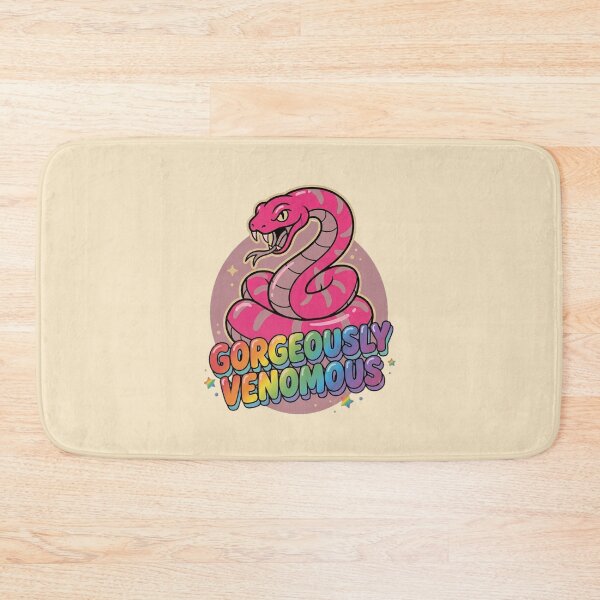 Item preview, Gorgeously Venomous Pink Snake Rainbow Graphic — Funny LGBT Pride Attitude Confidence  designed and sold by SkTee2k.