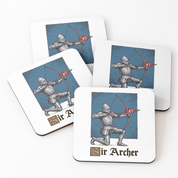 Item preview, Sir Archer Caballero Medieval Salsa Sriracha Meme Divertido de Arquero designed and sold by Noctivyra.