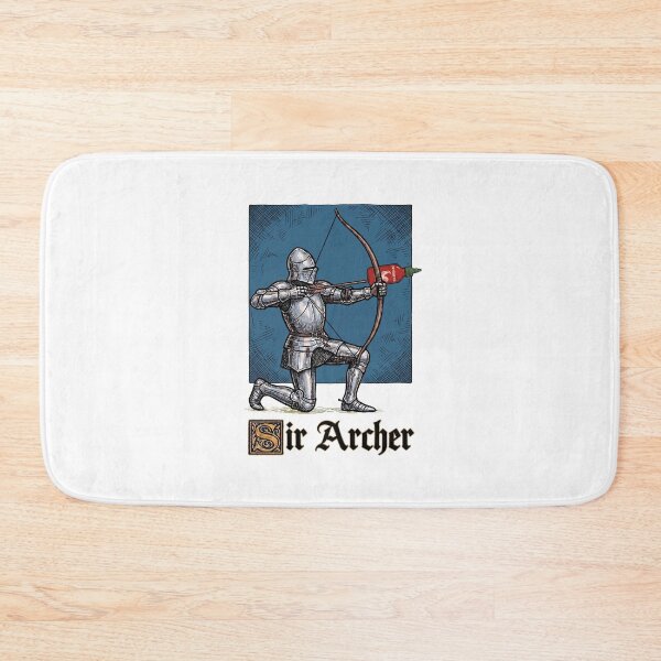 Item preview, Sir Archer Medieval Knight Sriracha Sauce Funny Archer Meme designed and sold by Noctivyra.