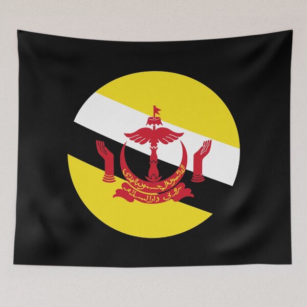 Item preview, Brunei Circle Flag BN designed and sold by shitpostee.
