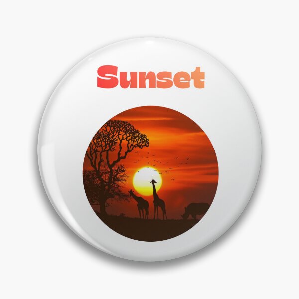 Artikelvorschau, Sunset Africa T-Shirt Geschenke entworfen und verkauft von ZemVibe.