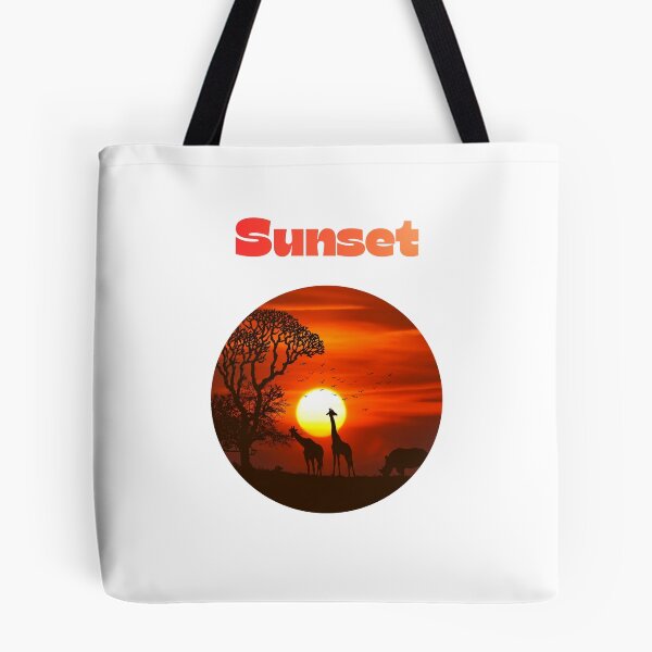 Artikelvorschau, Sunset Africa T-Shirt Geschenke entworfen und verkauft von ZemVibe.