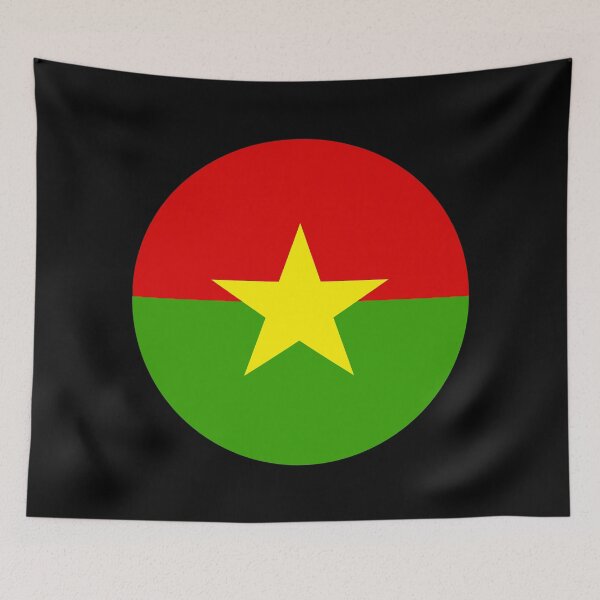Item preview, Burkina Faso Circle Flag BF designed and sold by shitpostee.
