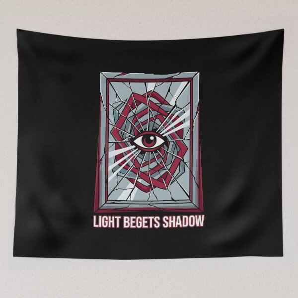Item preview, Minimalist Psychological Horror Shattered Mirror Evil designed and sold by EKHOAISTORE.