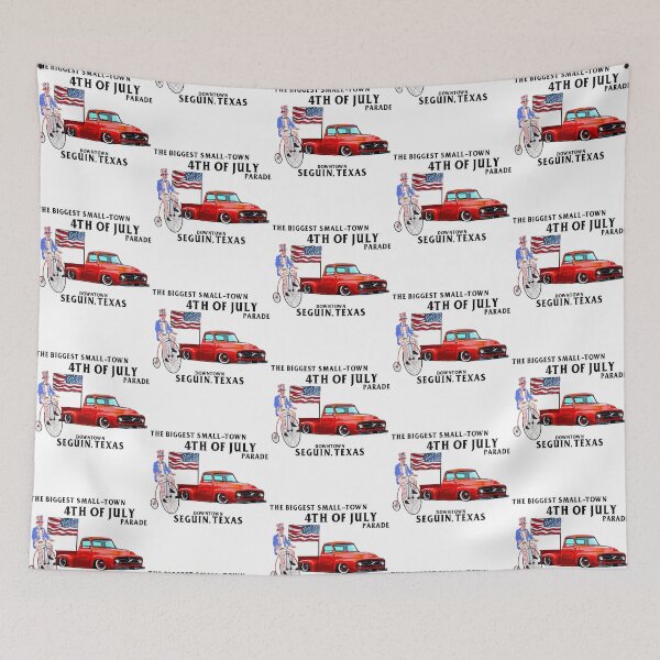 Item preview, The Biggest Small-Town 4th Of July Parade Seguin Texas Patriotic Truck designed and sold by Noctivyra.