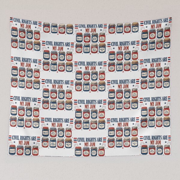 Item preview, Civil Rights Are My Jam Patriotic Equality Rights Activist designed and sold by Noctivyra.