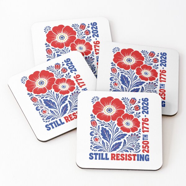 Item preview, Still Resisting 250th 1776-2026 Patriotic Boho Floral Protest designed and sold by Noctivyra.